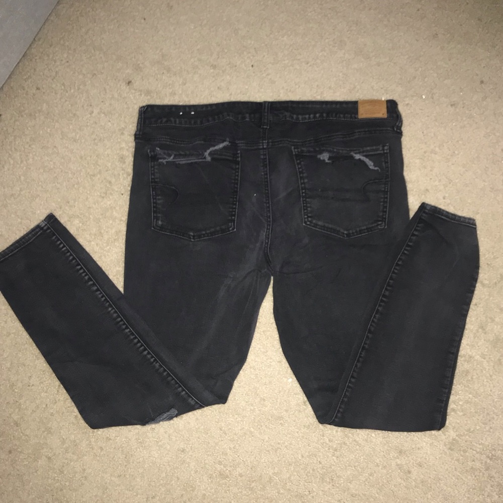 Black American Eagle jeggings